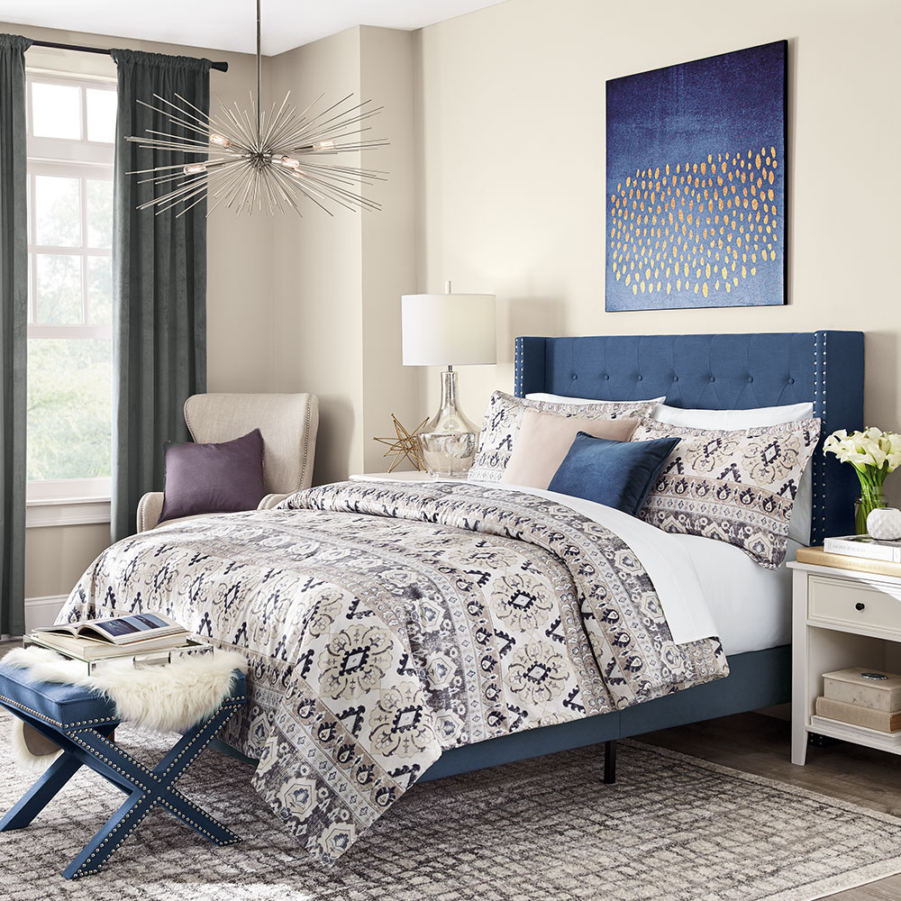 Blue Bedroom Ideas, Grey And Blue Bedroom Decor Ideas