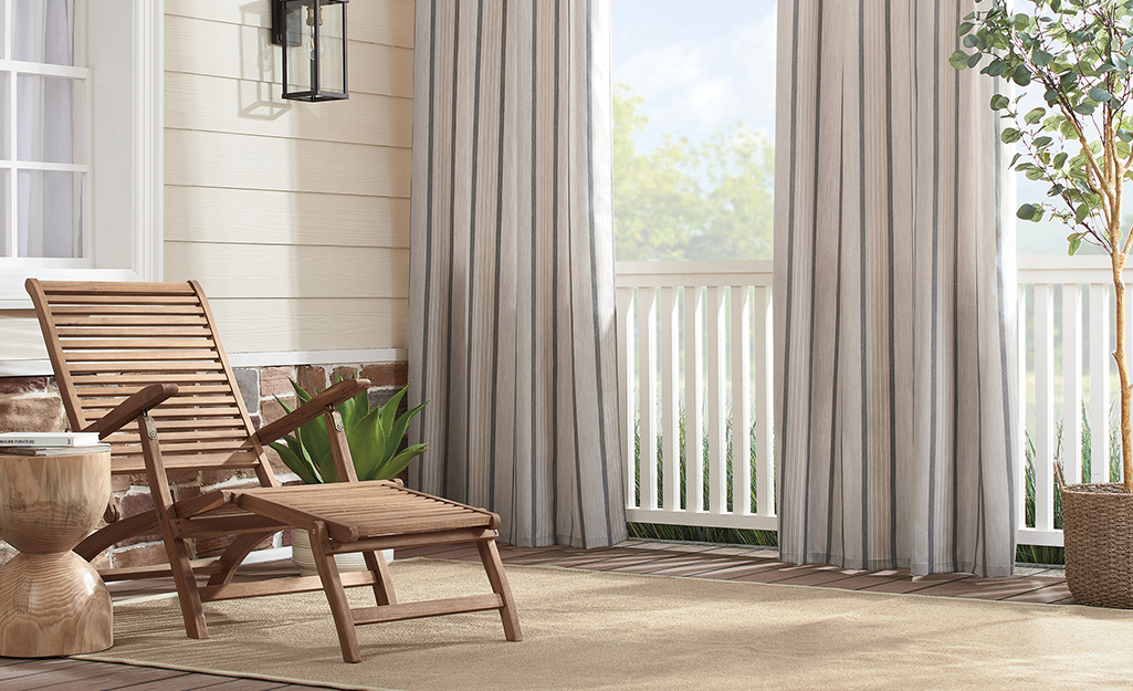  RYB HOME 2 Panels Pergola Curtains Outdoor - Linen