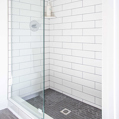 Classic Tile for a Walk-In Shower Renovation