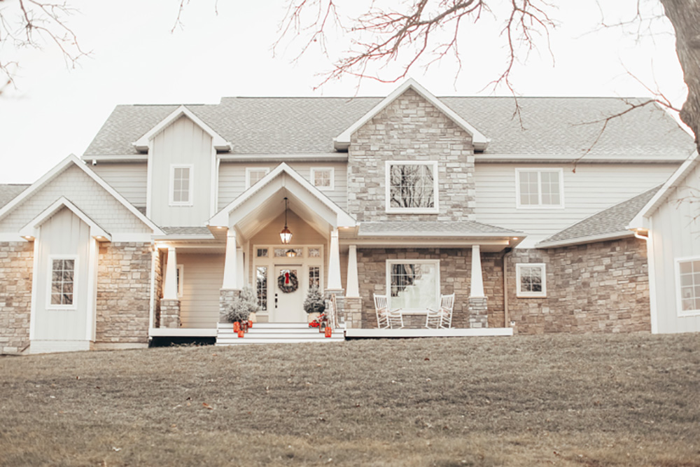 Front yard of home Front yard of home