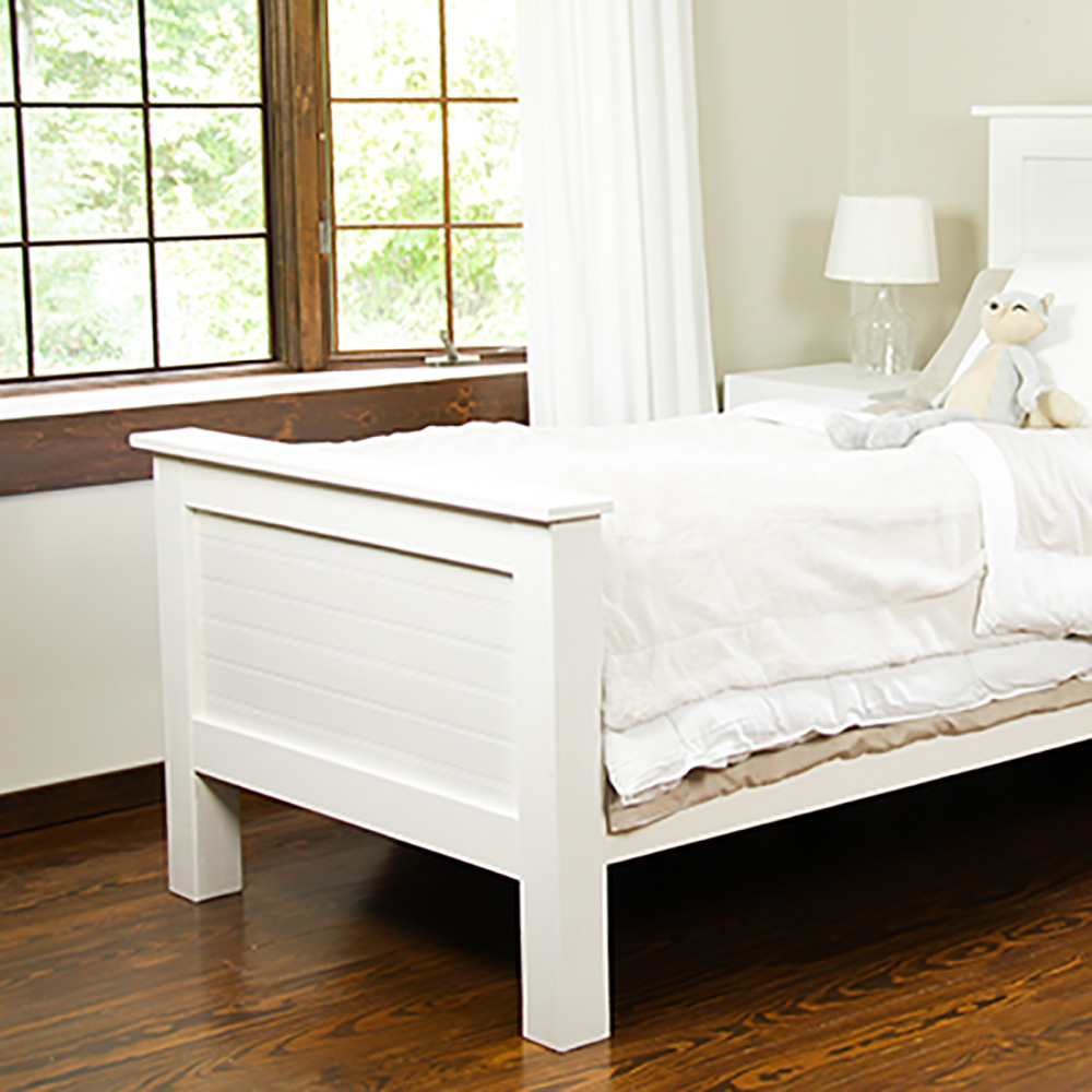 Diy Bed Frame Made From Tongue And, How To Make A Wooden Twin Bed Frame