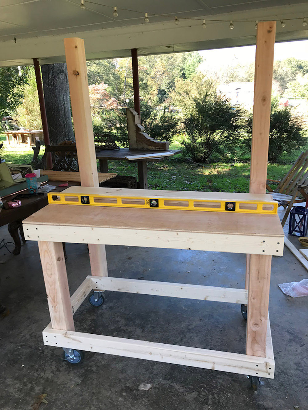 DIY Potting Bench + Apple Cider Bar - The Home Depot