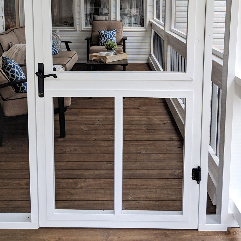 Screen doors for screen porch