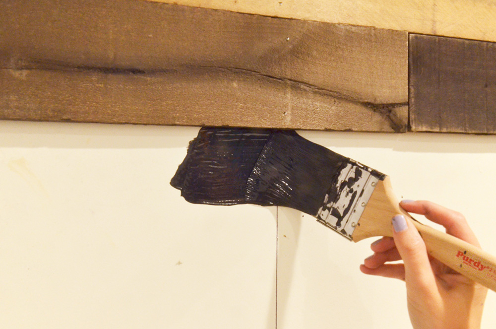 DIY Weathered Wood Accent Wall DIY Weathered Wood Accent Wall
