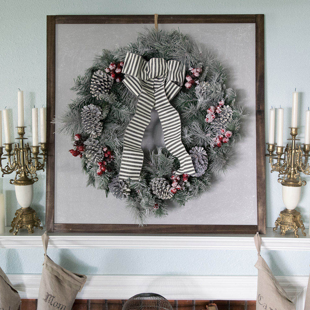 Festive Holiday Mantel Decor - The Home Depot