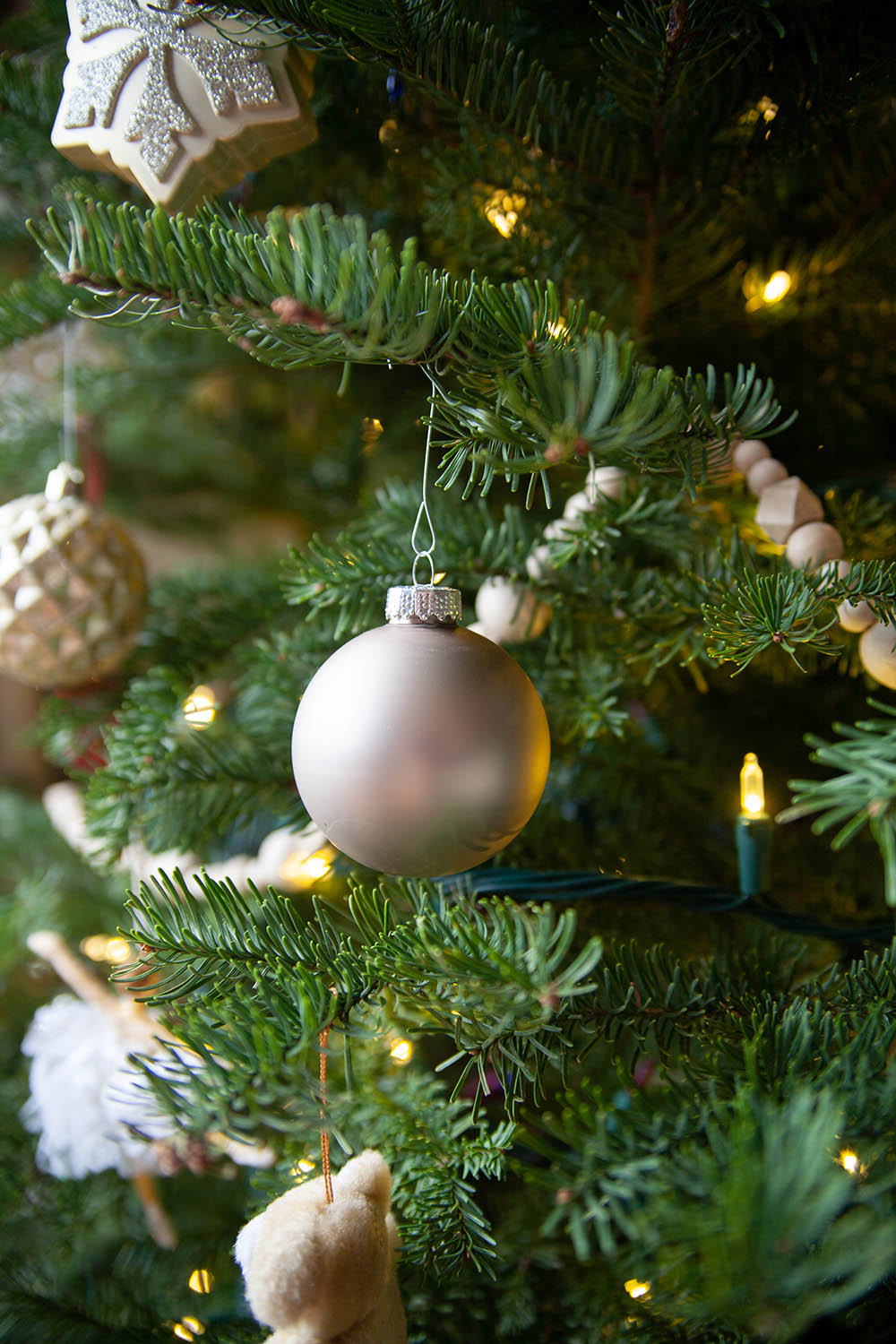 Christmas ornament on Christmas tree