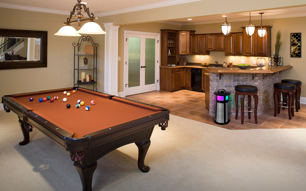 billiard room decor