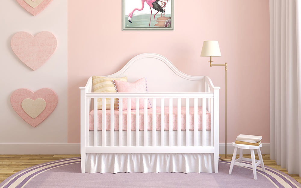 white cribs for baby girl