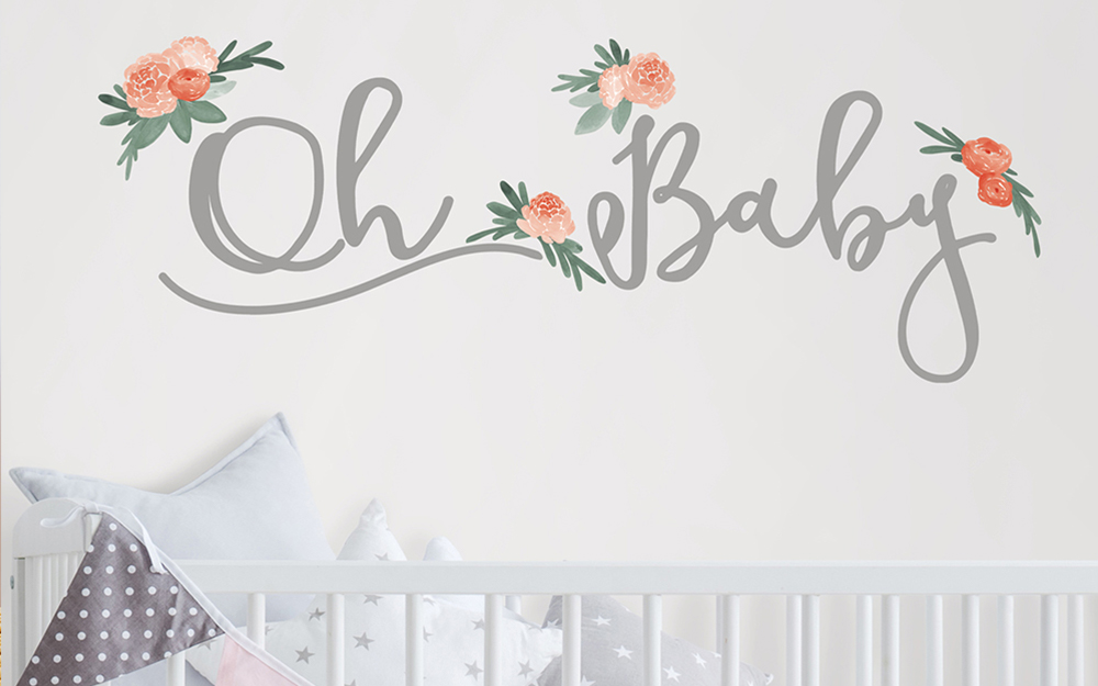 wallpaper ideas for baby girl nursery