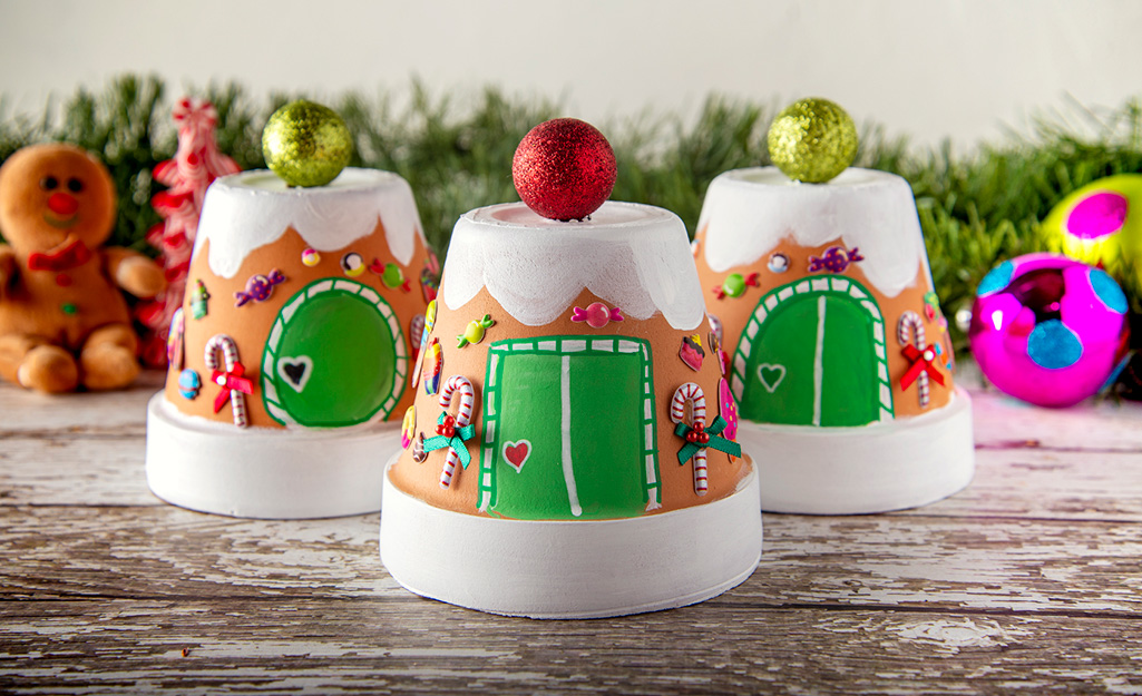 snowmen flower pot crafts