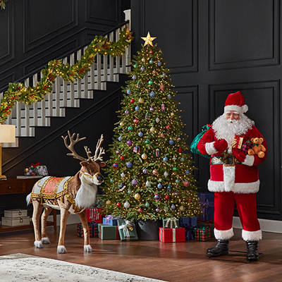 Holiday decorations matched to the era of your home really shine