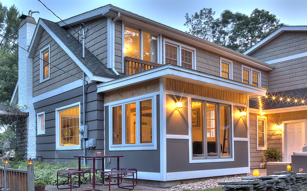 Lumens for shop porch light