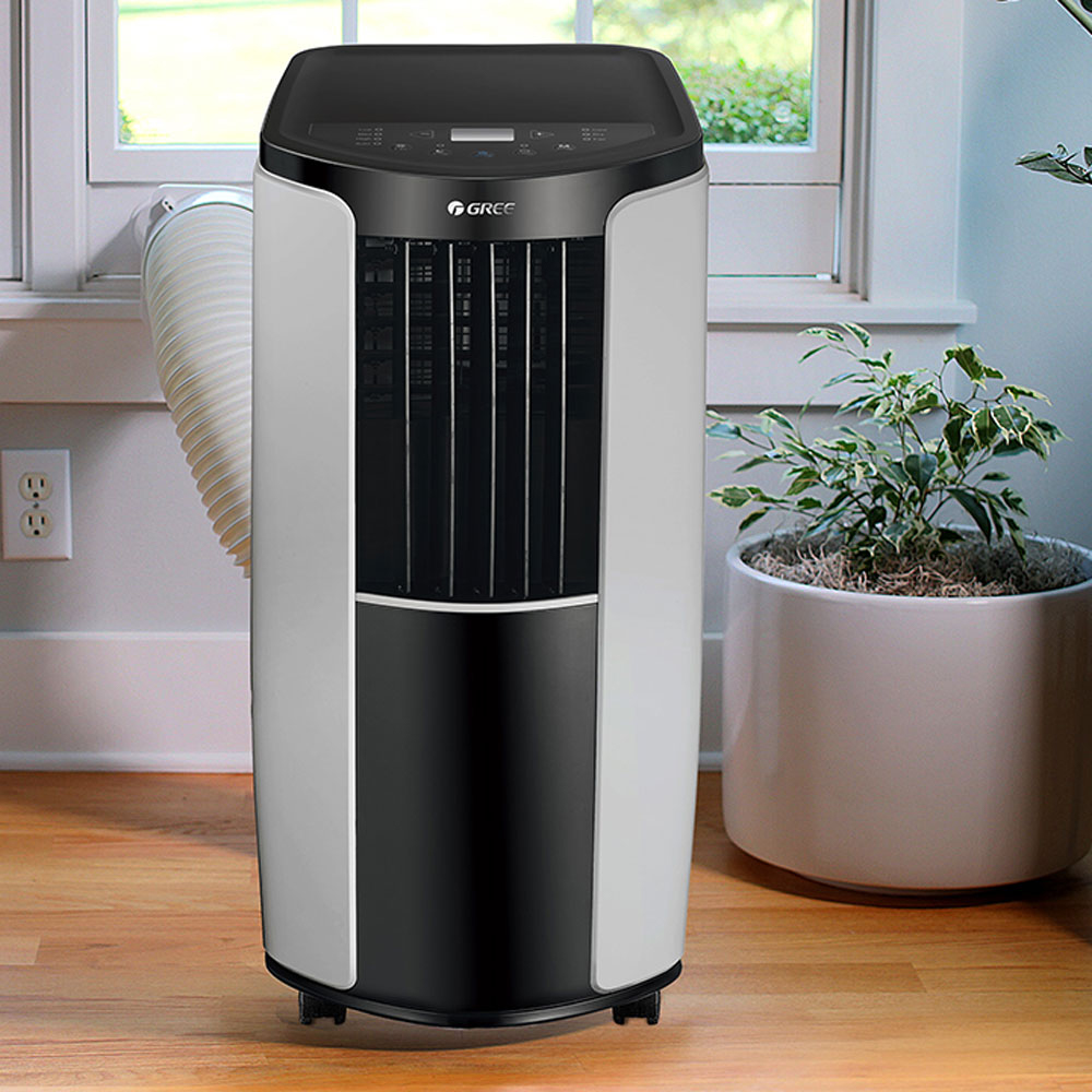 Fingerhut - BLACK+DECKER 10,000 BTU Portable Air Conditioner with Heater