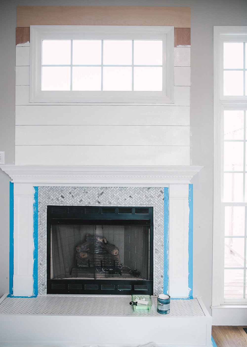 How to Brighten Up a Room With a Fireplace Makeover - The Home Depot