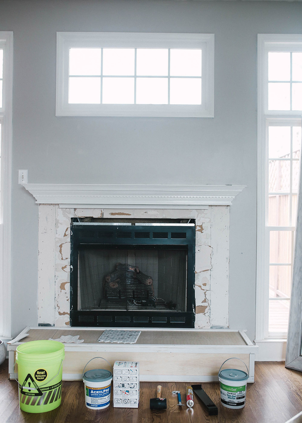 How to Brighten Up a Room With a Fireplace Makeover - The Home Depot