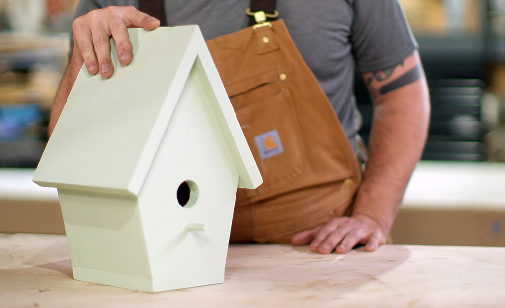 Building a birdhouse