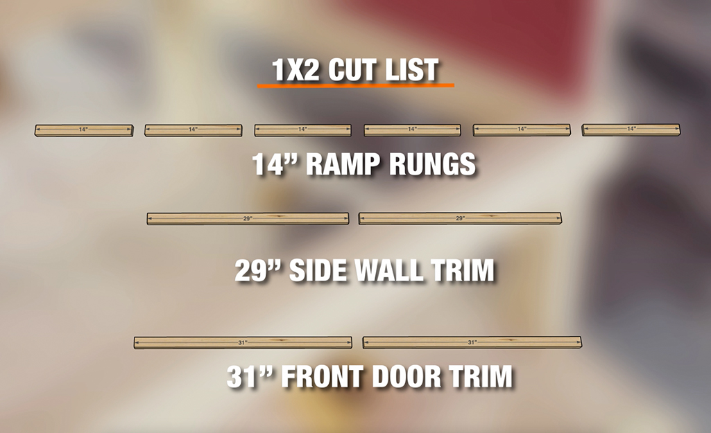 An image showing some of the square-cut boards from the cut list.