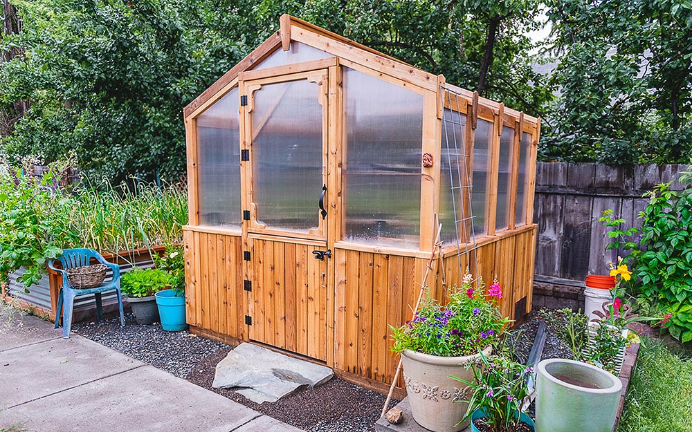 How To Build A Diy Greenhouse Or A Greenhouse From A Kit The Home Depot