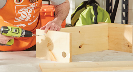 Attach Outside Bottom Supports Attach Outside Bottom Supports