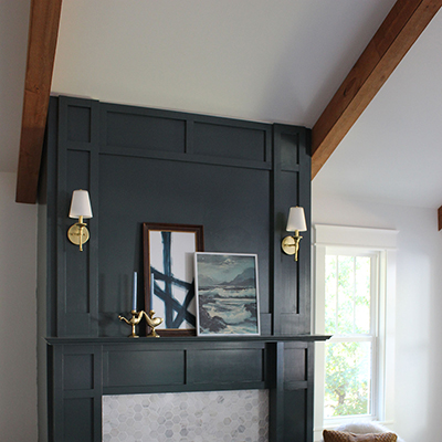 How to Build a Faux Fireplace Mantel and Surround