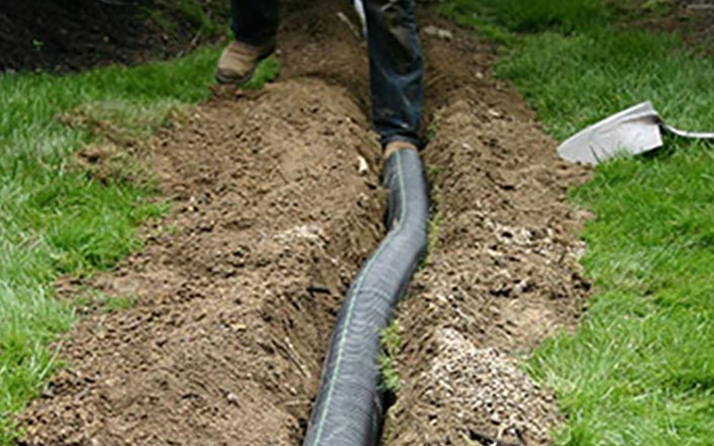 How to Install a French Drain The Home Depot