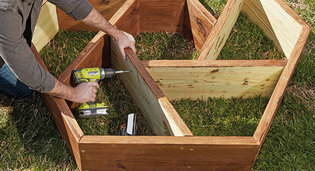 How to Build a Hexagon Planter - The Home Depot