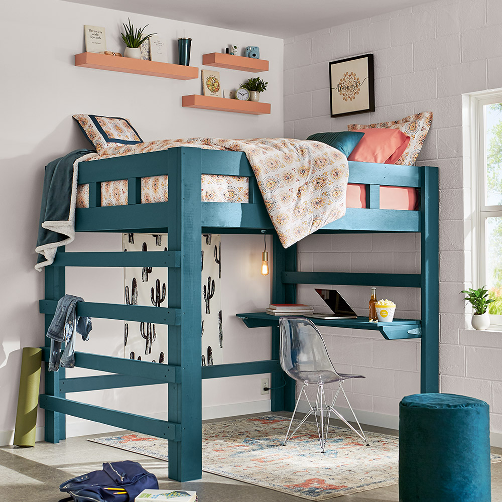 How To Build A Loft Bed, Bunk Bed With Desk Plans