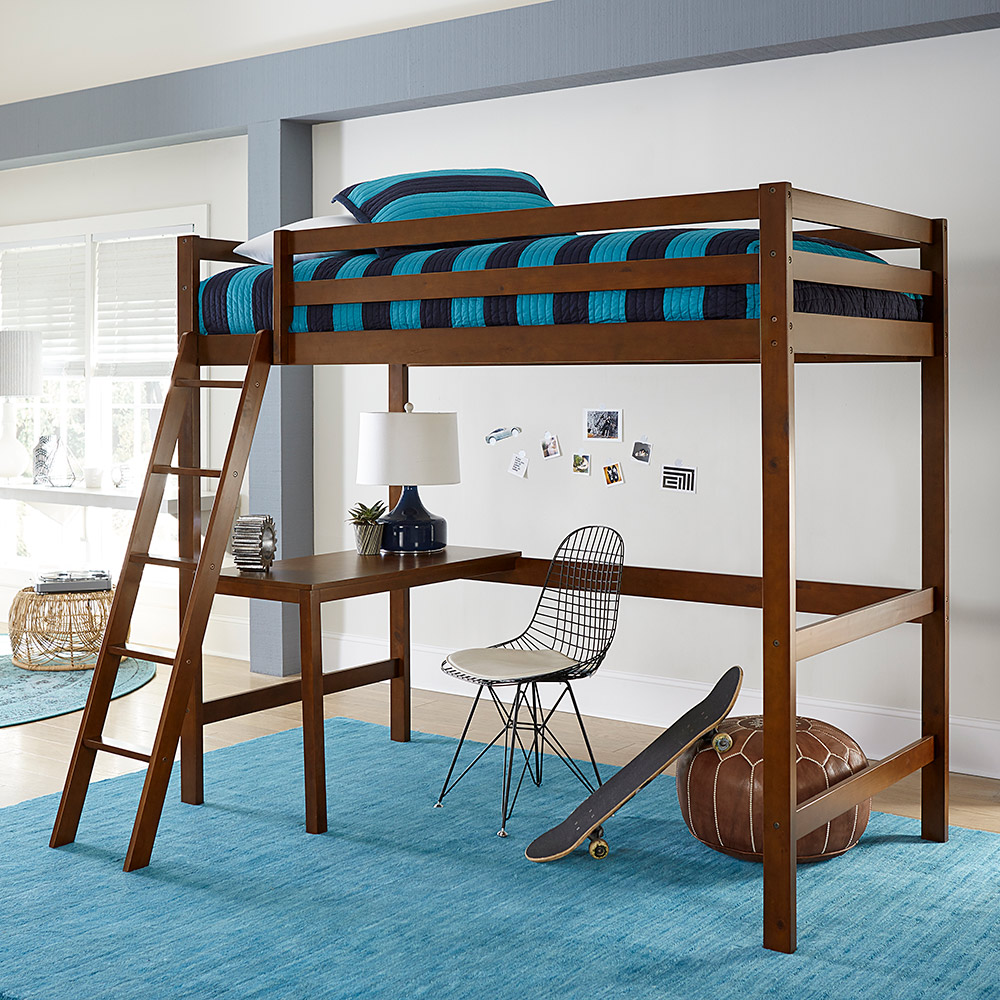 One holding Limited Wooden study Bunk Bed frame