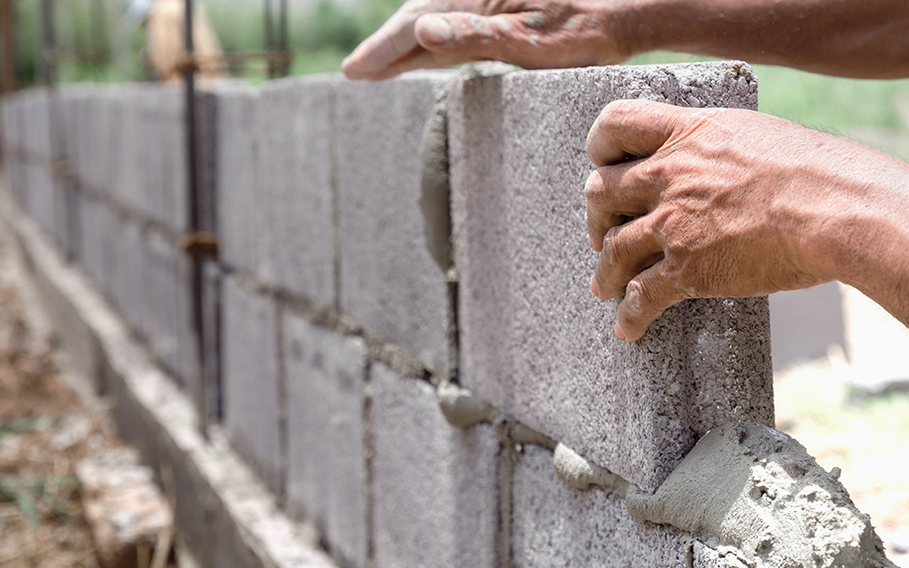 locking brick retaining wall