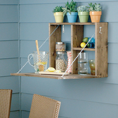 DIY Potting Bench + Apple Cider Bar - The Home Depot