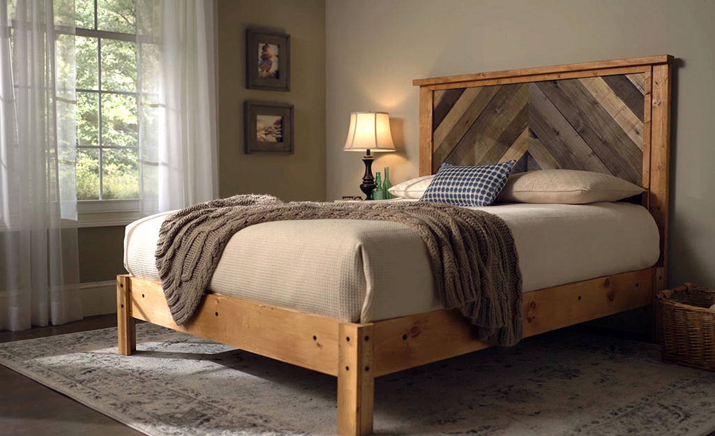 How To Build A Wooden Bed Frame, Diy Simple Wooden Bed Frame