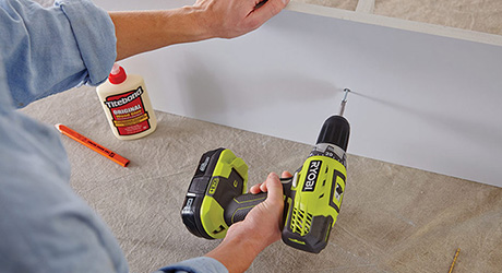 Connect support pieces - Build Wooden Crate Storage Bench Connect support pieces - Build Wooden Crate Storage Bench