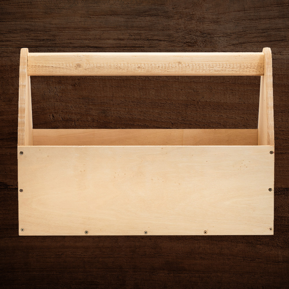 kids wooden toolbox