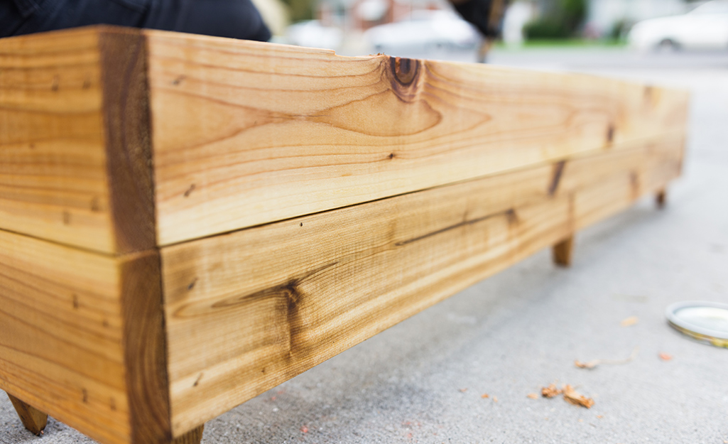 Raised garden bed boards