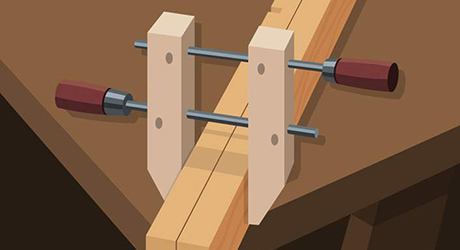 build the four end shelf supports