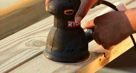 Sand finish - How Build Picnic Table Sand finish - How Build Picnic Table