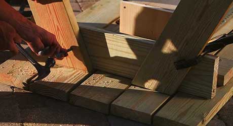 Attach legs - How Build Picnic Table Attach legs - How Build Picnic Table