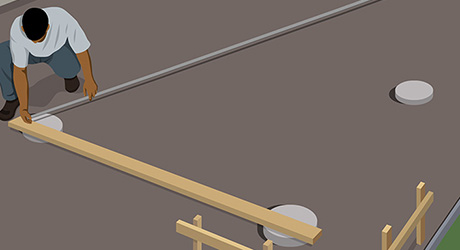illustration of a person aligning anchors illustration of a person aligning anchors