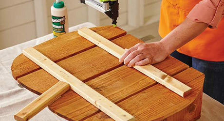 Attach box to pumpkin - Rustic Decorative Pumpkin Stand Attach box to pumpkin - Rustic Decorative Pumpkin Stand