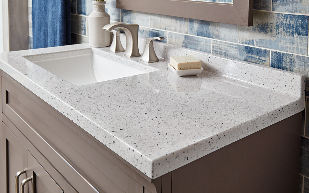 Granite Sink Countertop Bathroom Image Of Bathroom And Closet