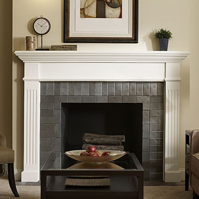 Mantel Shelves Fireplace Mantels The Home Depot