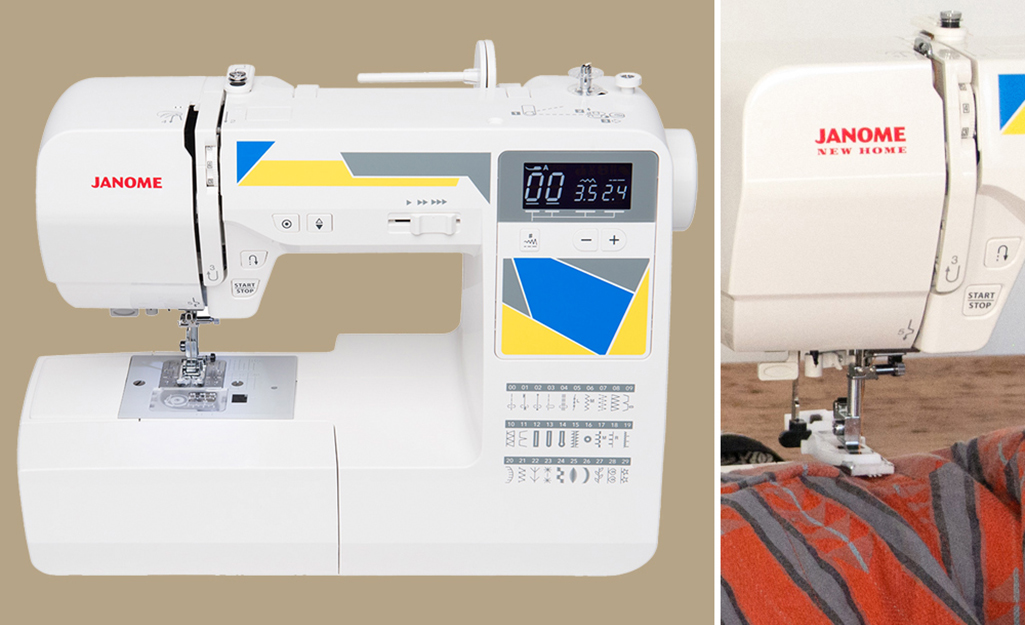 Using an electronic sewing machine to tailor fabric