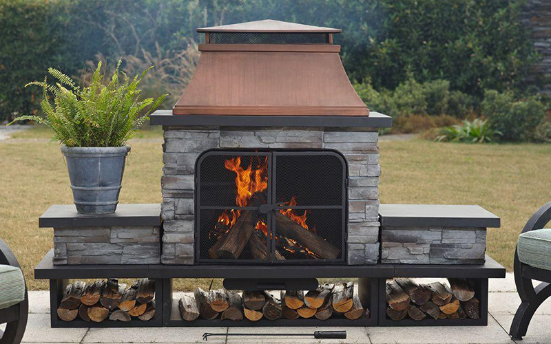 How To Choose An Outdoor Fireplace The Home Depot