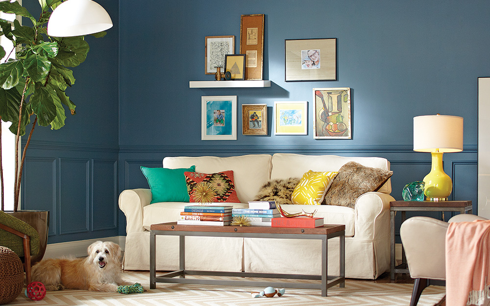 split complementary color scheme interior design