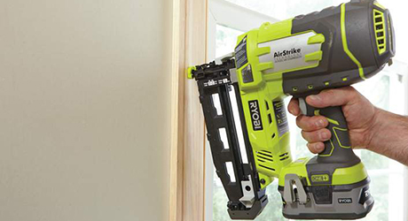 Drill pilots nail pieces together - Cutting Mitered Returns Drill pilots nail pieces together - Cutting Mitered Returns