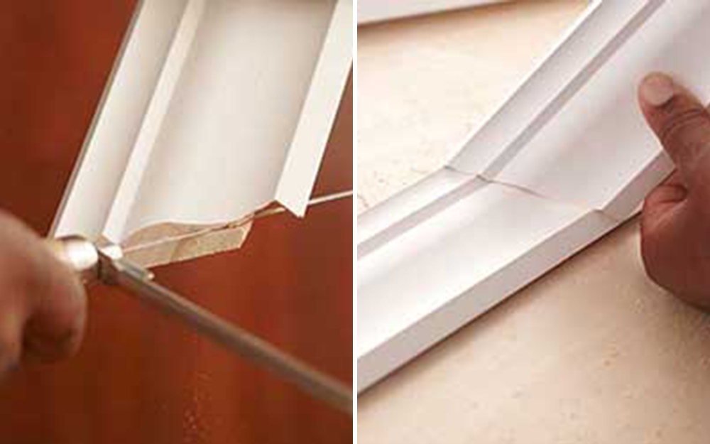 How To Cut Crown Molding Angles For Kitchen Cabinets 
