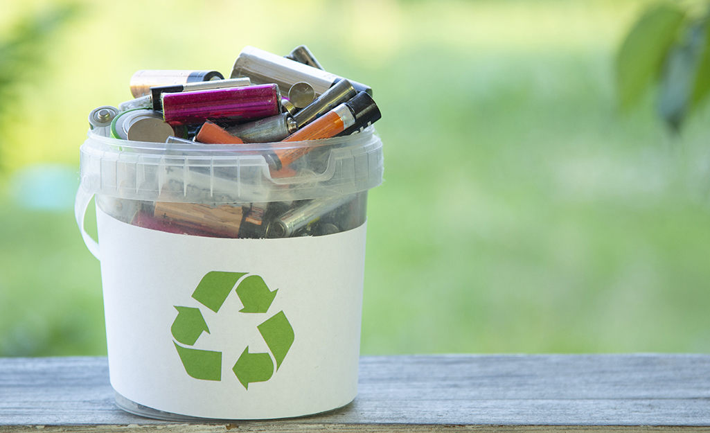 recycling batteries at home depot