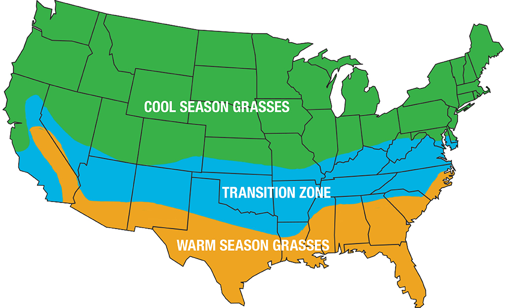 Zone map for grass
