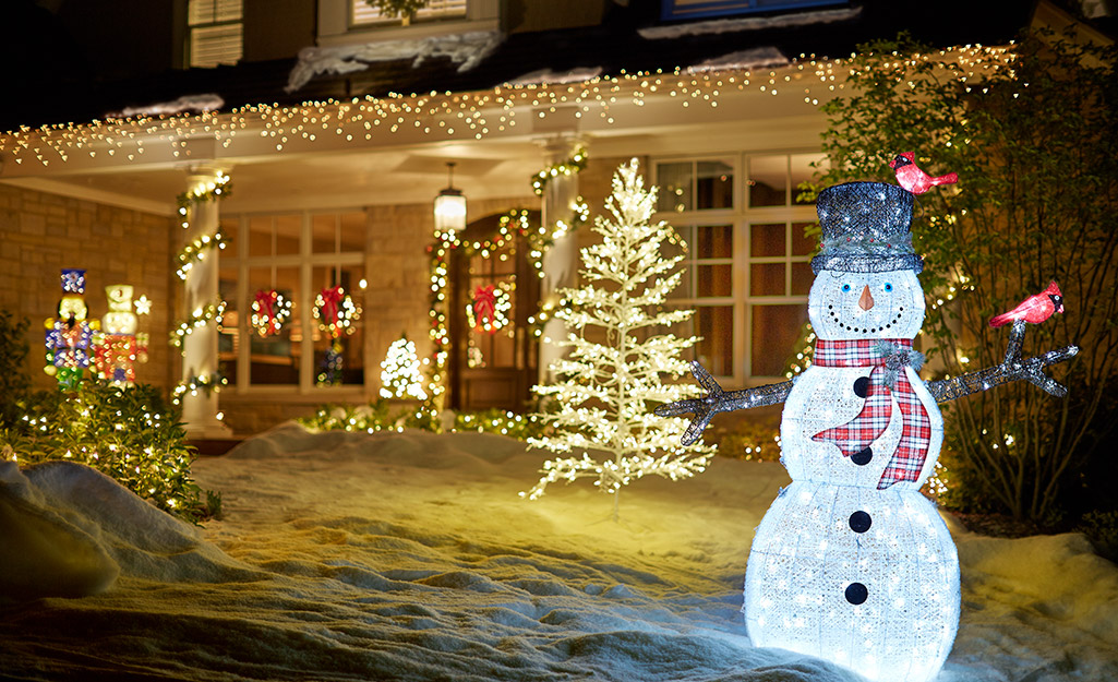 How To Hang Christmas Lights The Home Depot