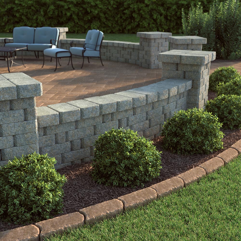 How To Install A Brick Paver Edge The Home Depot